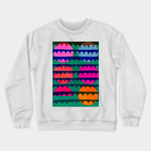 Flowers on the lawn Crewneck Sweatshirt